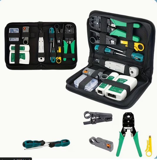 Kit de Herramientas de Red Profesional — Todo lo que Necesitas en un Maletín