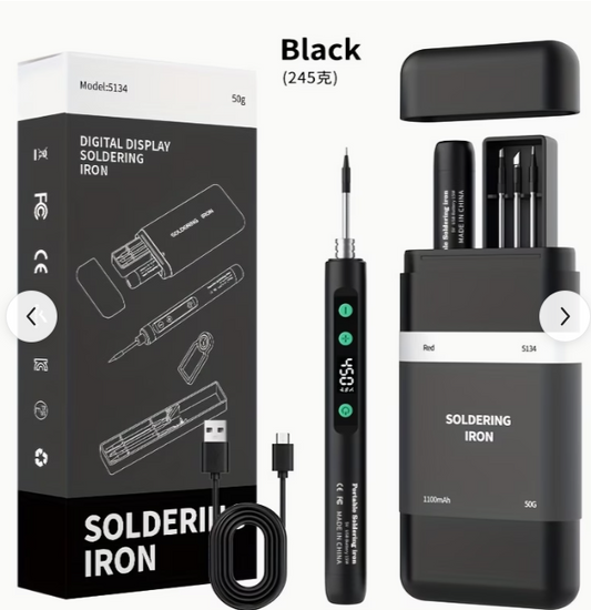 Soldador Digital Portátil con Pantalla — Profesional donde sea