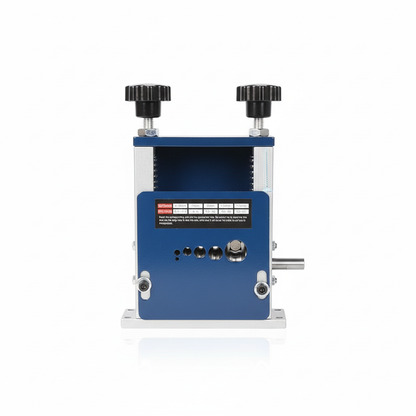 Pelacables azul fondo blanco